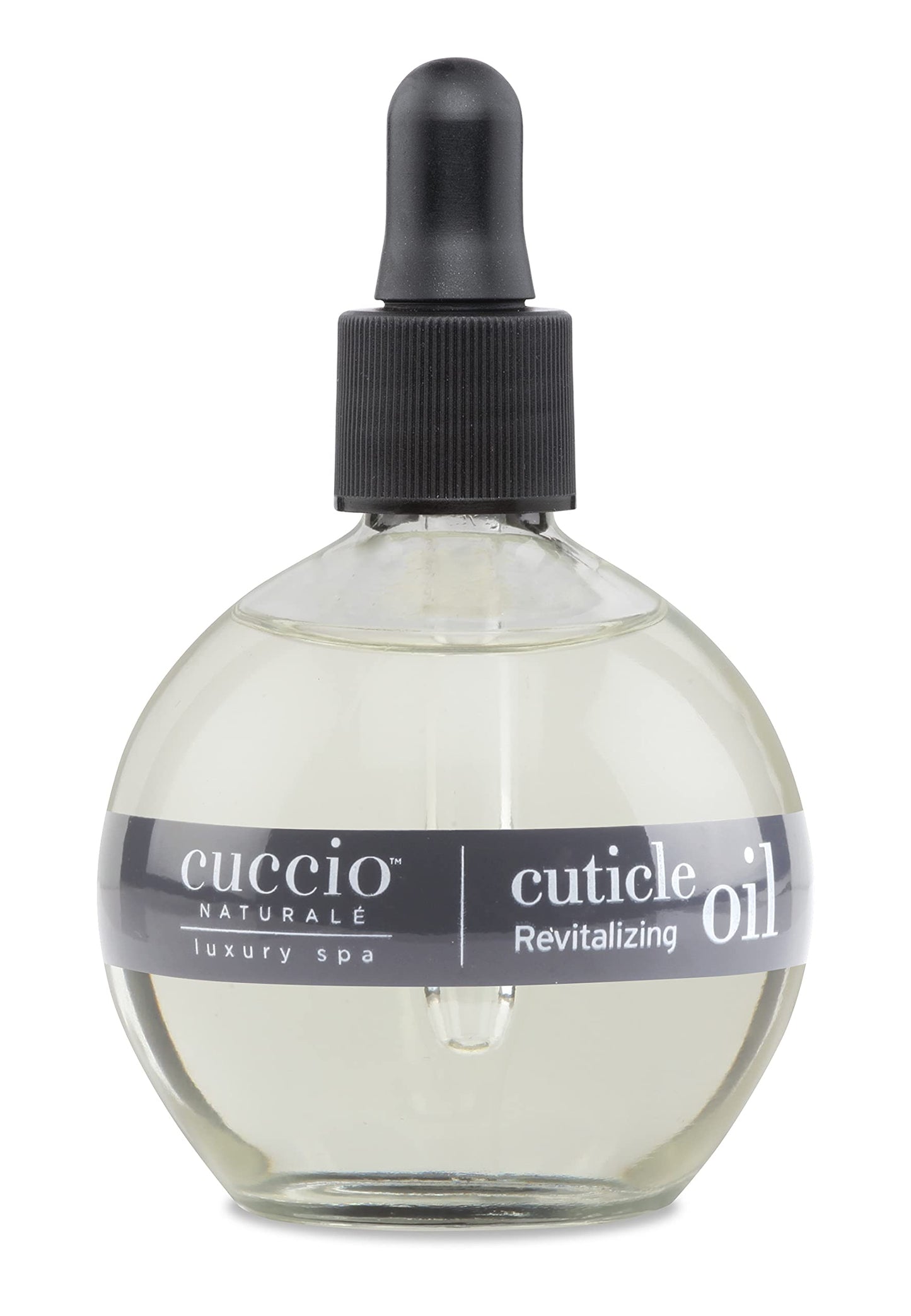 Cuccio Naturale Peach &amp;amp; Vanilla Revitalizing Cuticle Oil, Lightweight Fast-Absorbing Hydrating Nail &amp;amp; Cuticle Conditioner, Cold-Pressed Oils + Vitamin E, 2.30 Fl Oz