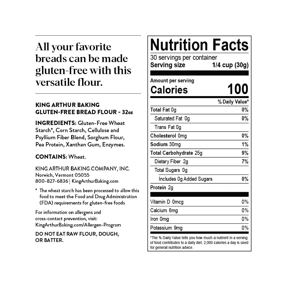 King_Arthur_Gluten_Free_Bread_Flour:_1:1_Replacement_for_Yeasted_Recipes_-_2_lbs_of_Premium_GF_Flour_for_Artisan_Boules,_Bagels,_Cinnamon_Rolls_&_Burger_Buns_-_Sorghum_&_Xanthan_Gum