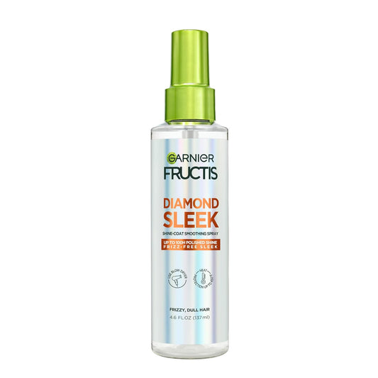 Garnier_Fructis_Diamond_Sleek_Hair_Shine_Spray,_Frizz_Control_and_Heat_Protectant_for_Frizzy,_Dry_Hair,_Formulated_with_Vegan_Keratin_Smoothing_Complex_and_Argan_Oil,_4.6_Fl_Oz