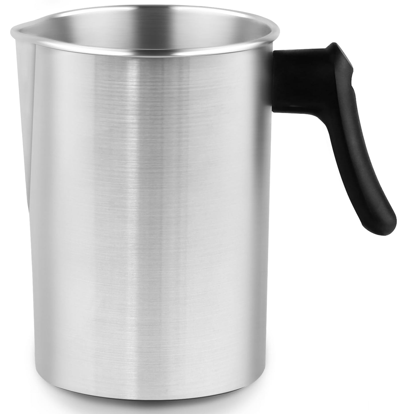 SAEUYVB Light Candle Making Pouring Pot, Holds for 4 pounds, Aluminum Wax Melting Pot with Heat-Resistant Handle and Dripless Pouring Spout for Candle Making，3L