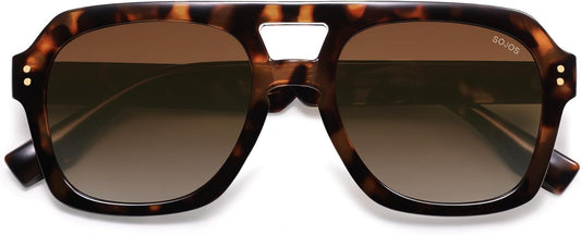 SOJOS_Retro_Thick_Polarized_Aviator_Sunglasses_for_Women_Men,_Large_Trendy_Bold_Square_Pilot_Shades_SJ2385