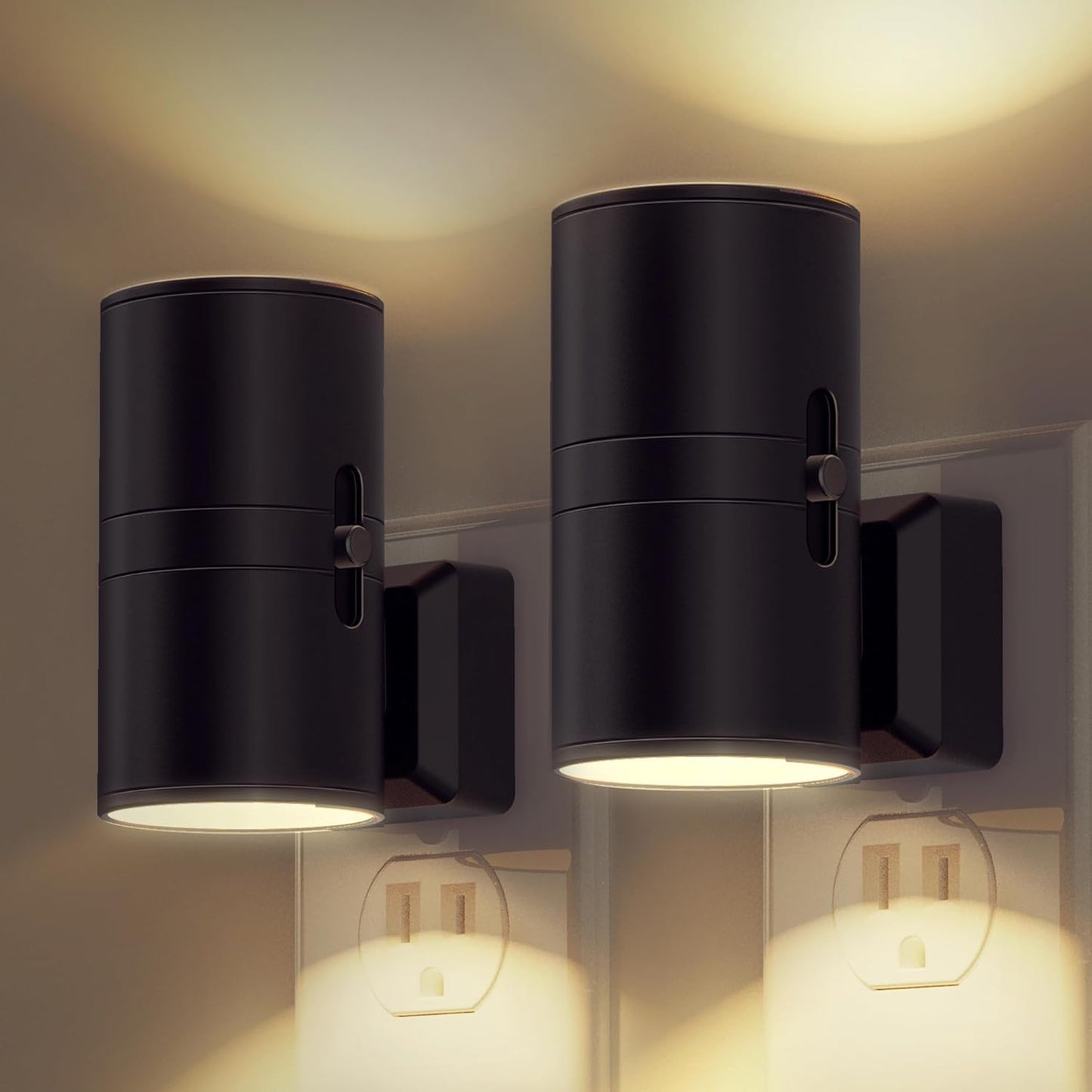 L_LOHAS_LED_Night_Light_Plug_in,_Modern_Night_Lights_Plug_into_Wall,_Dusk_to_Dawn_Sensor,_Soft_White/Daylight_White/Multicolor/Amber/Red/Blue/Purple,_0-100LM_Adjustable_Brightness,_Dimmable_Night_Lights_for_Hallway_Bedroom_Stairway