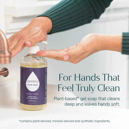 Puracy Organic Hand Soap, Professional Hand Washers We've All Become, Moisturizing Natural Gel Hand Wash Soap, Liquid Hand Soap Refills for Soft Skin