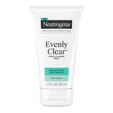 Neutrogena Evenly Clear Acne Cleansing Face Mask with 3.5% Benzoyl Peroxide Treats Breakouts & Bentonite Clay, Purifying Clay Mask Absorbs Oil to Visibly Improve the look of Skin, 4.2 fl. oz