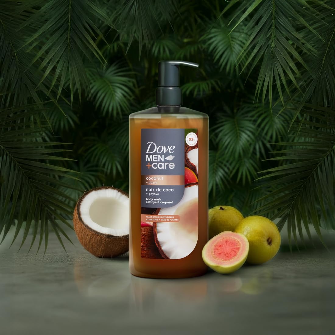 DOVE_MEN_Moisturizing_Body_Wash_|_#1_Dermatologist_Body_Wash_for_Men,_Sulfate_Free,_Paraben_Free,_&_Dye_Free_|_Coconut_+_Guava,_26oz