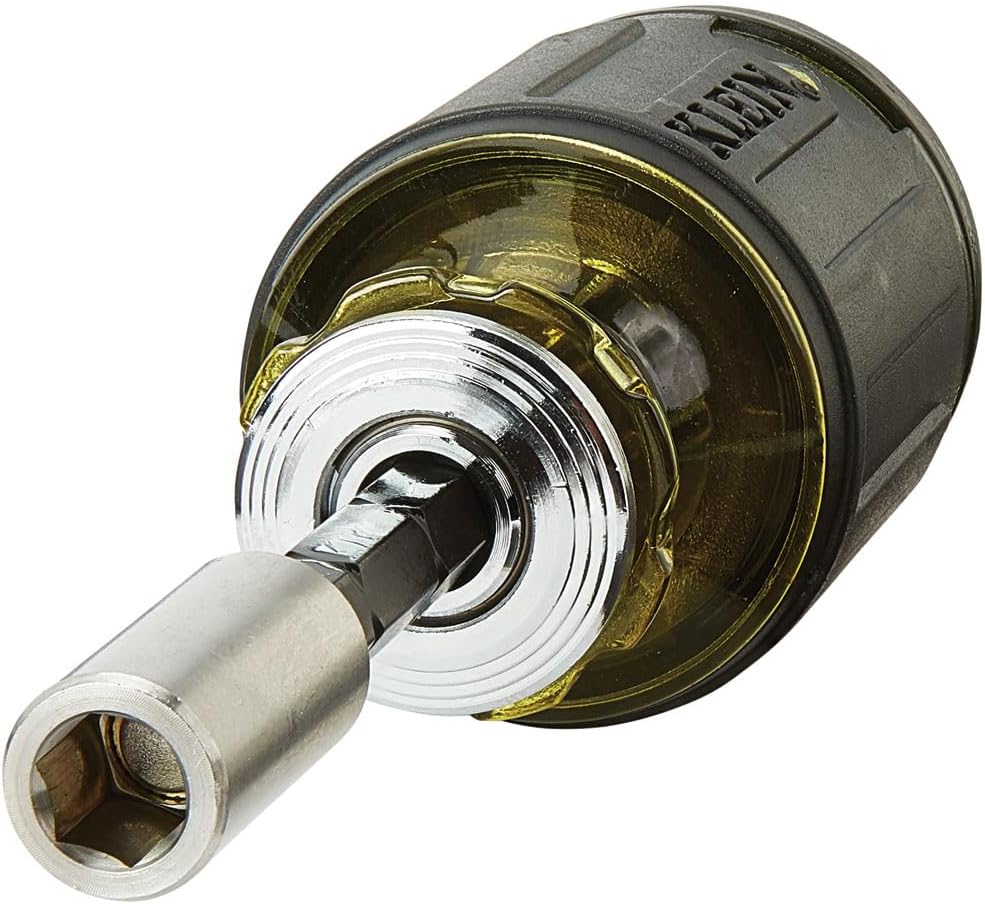 Klein_Tools_32308_Multi-bit_Stubby_Screwdriver,_Impact_Rated_8-in-1_Adjustable_Magnetic_Tool_with_Phillips,_Slotted,_Square_and_Nut_Driver