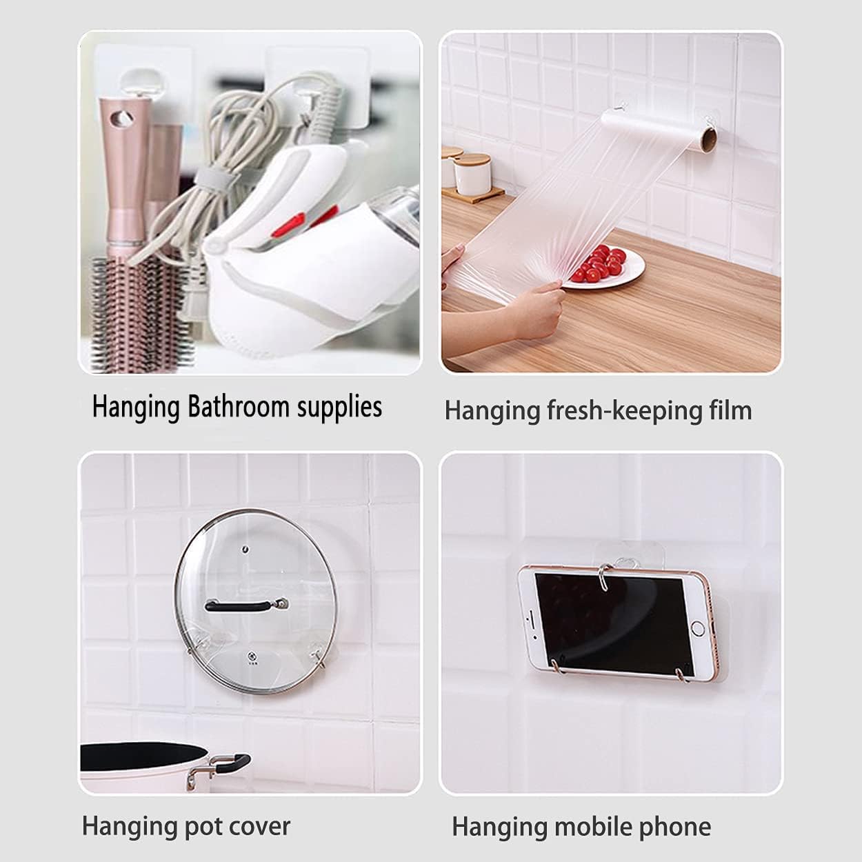 Adhesive_Hooks_Kitchen_Wall_Hooks_-_24_Packs_Heavy_Duty_24lb(Max)_Nail_Free_Transparent,Waterproof,Sticky_Stainless_Hangers_for_Keys,Bathroom,_Shower,_Outdoor,_Kitchen,Door,Home_Improvement,Utility