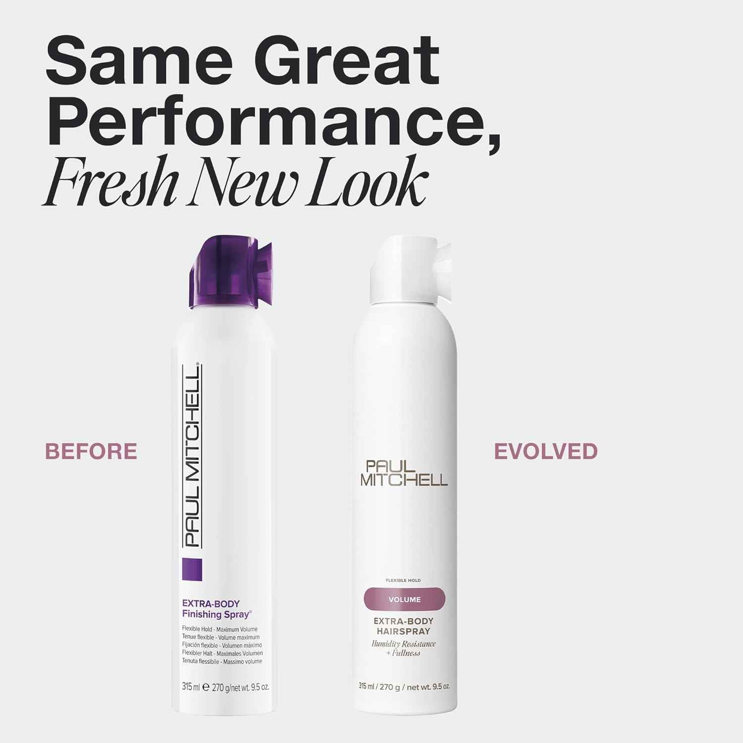 Paul Mitchell Extra-Body Hairspray, Flexible Hold, Maximum Volume + Humidity Resistance, For Fine Hair