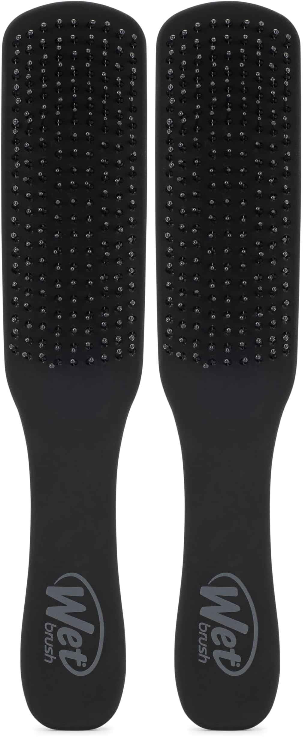 Wet Brush Detangling Hair Brush for Men, Black, Stimulates Scalp & Beard for Fuller Stronger Hair, Intelliflex Detangler Help Bristles Promote Growth & Protect from Breakage, Pain-Free