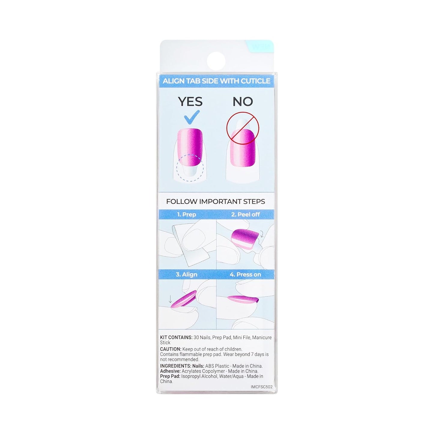 KISS_colorFX_by_imPRESS_Press_On_Nails_,_‘Floating’,_Solid_Red_with_Pearlescent_Finish,_Short_Oval,_IMPROVED_adhesive,_Includes_30_Fake_Nails,_Prep_Pad,_1_Manicure_Stick,_1_Mini_Nail_File