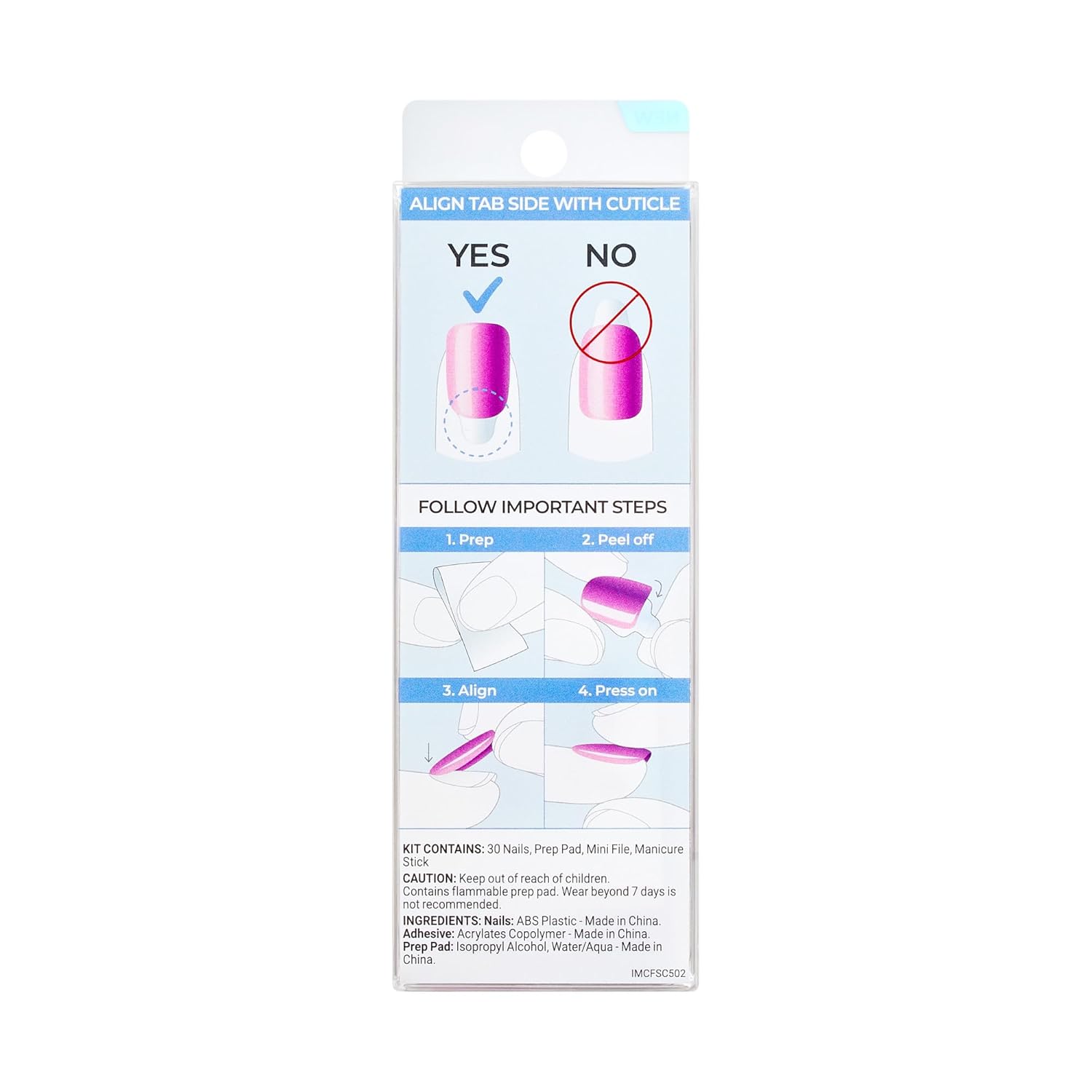 KISS_colorFX_by_imPRESS_Press_On_Nails_,_‘Floating’,_Solid_Red_with_Pearlescent_Finish,_Short_Oval,_IMPROVED_adhesive,_Includes_30_Fake_Nails,_Prep_Pad,_1_Manicure_Stick,_1_Mini_Nail_File