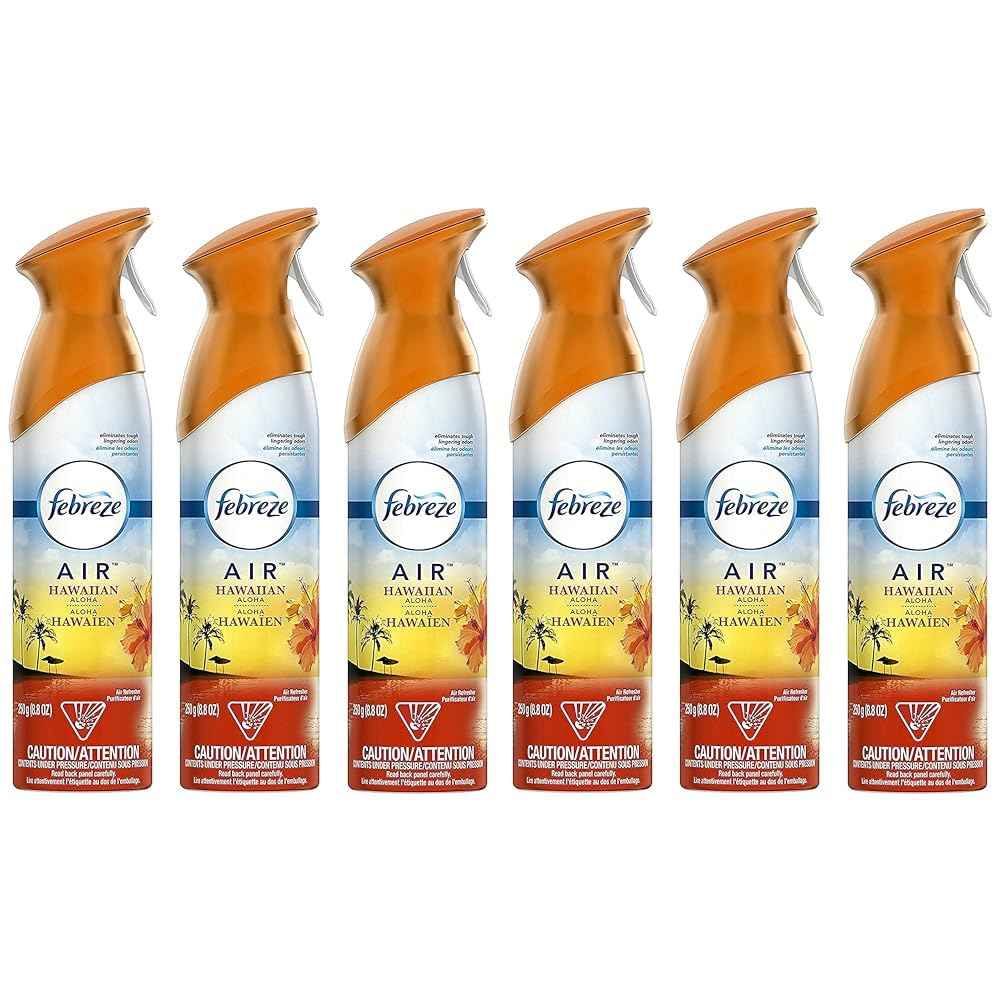 Febreze Air Mist Air Freshener Spray, Odor-Fighting Room Spray, Air Fresheners for Home and Bathroom and Kitchen, Aerosol Can, Mountain Scent