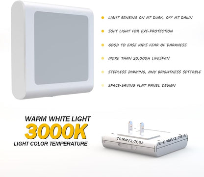 MAZ-TEK_Plug_in_Dimmable_Led_Night_Light_with_Auto_Dusk_to_Dawn_Sensor,_Soft_Warm_White_Nightlights_for_Hallway,Bedroom,_Kids_Room,_Kitchen,_Stairway,_4_Pack