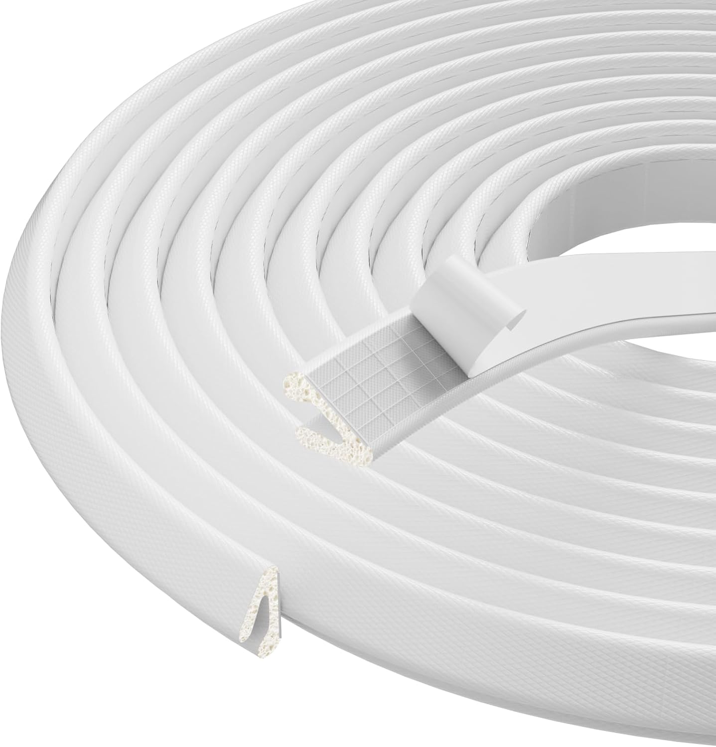 V_Shape_Thin_Foam_Weather_Stripping_Door_Frame_Seal_Strip_19.7FT_White,_Draft_Stopper,_Insulation_Winter,_Weatherstripping,_Gap_Sealing,_Soundproofing,_Self-Adhesive_Used_for_Exterior_Front_Door_Side