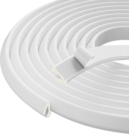 V_Shape_Thin_Foam_Weather_Stripping_Door_Frame_Seal_Strip_19.7FT_White,_Draft_Stopper,_Insulation_Winter,_Weatherstripping,_Gap_Sealing,_Soundproofing,_Self-Adhesive_Used_for_Exterior_Front_Door_Side