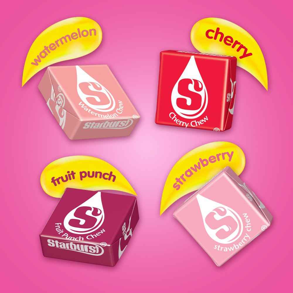 STARBURST FaveREDS Fruit Chews Candy, Chewy Candy, 15.6 oz Sharing Size Bag, Easter Basket Stuffers