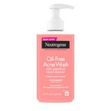 Neutrogena Oil-Free Acne Wash Pink Facial Cleanser - with Salicylic Acid for Clear Skin, Daily Face Wash for Oily & Acne-Prone Skin, Deep Cleansing Treatment