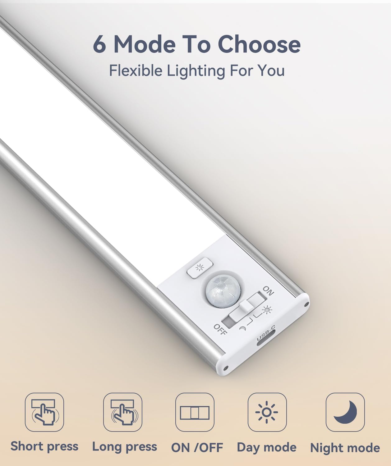 Under_Cabinet_Lighting,_LED_Motion_Sensor_Light_Indoor,_2200mAh_USB_Rechargeable_Closet_Lights_Battery_Operated,_Stick_On_Magnetic_Wireless_Dimmable_Under_Counter_Lights_for_Kitchen,_Stairs_(2_Pack)_-_8_inch/13_inch