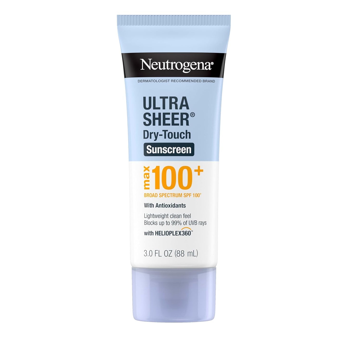 Neutrogena_Ultra_Sheer_Dry-Touch_Sunscreen_Lotion,_Max_100+_Broad_Spectrum_SPF_100_UVA/UVB_Protection,_Lightweight,_Non-Greasy_Sunscreen,_Oxybenzone-Free,_Antioxidant,_Travel_Size,_3_fl_oz
