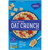 Three Sisters Barbara's Morning Oat Crunch Original Cereal, Heart Healthy, Non-GMO, 14 Oz Box