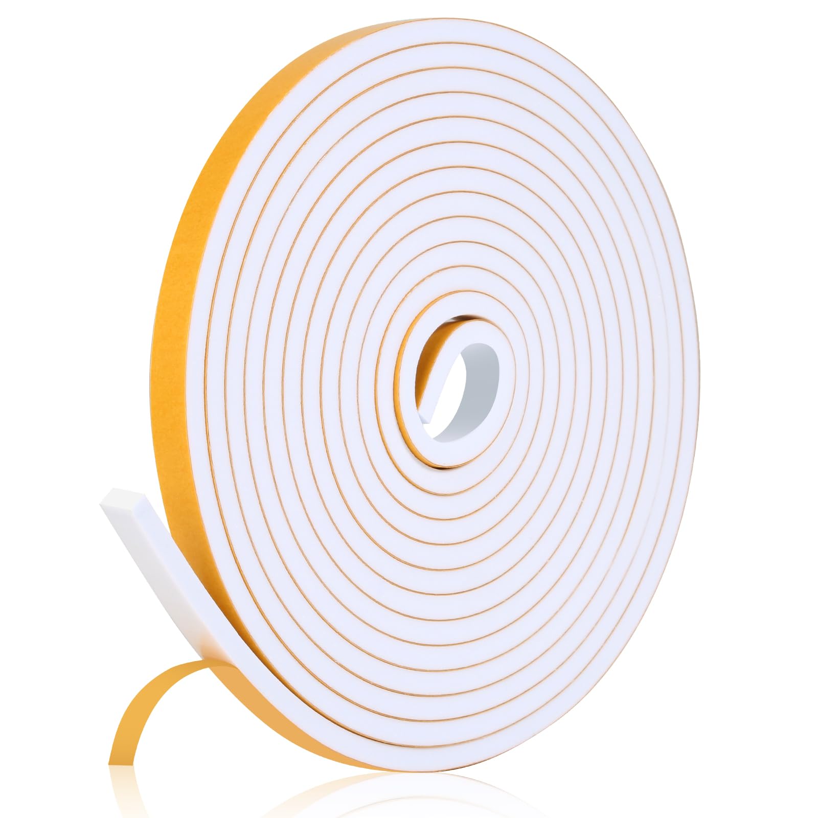 1/2 Inch X 1/4 Inch X 16Feet - White