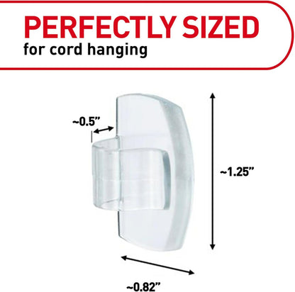 Command_Round_Cord_Clips,_Damage-Free_Hanging_Cable_Clips,_No_Tools_Wall_Clips_for_Hanging_Electrical_Cables_of_Christmas_Decorations,_13_Clear_Cord_Clips_and_16_Command_Strips