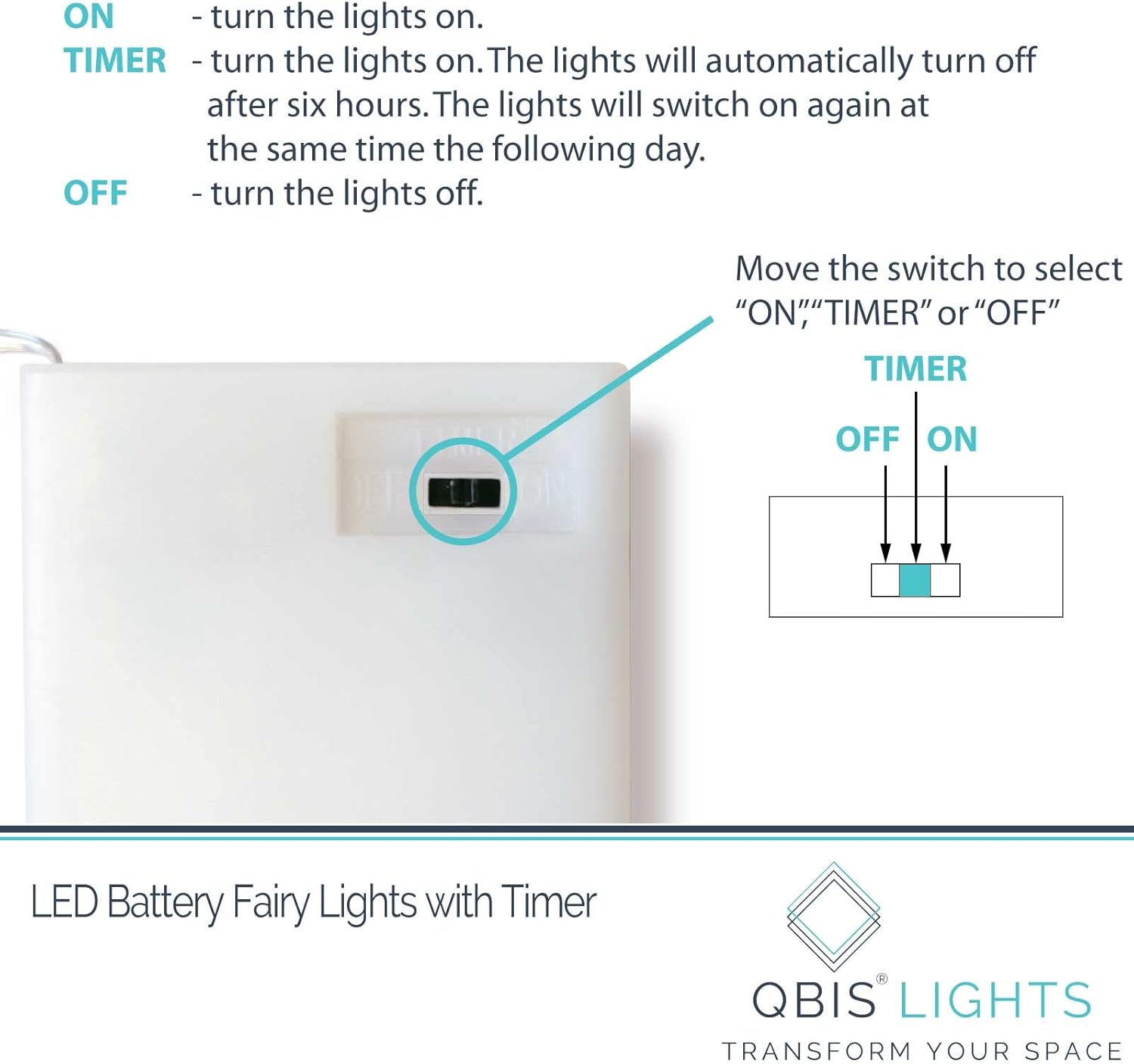 QBIS_Warm_White_Fairy_Lights_Battery_Operated_With_Timer_Mode,_40_Micro_LED_for_Mason_Jars,_6.5ft_Silver_Wire_Indoor_Use