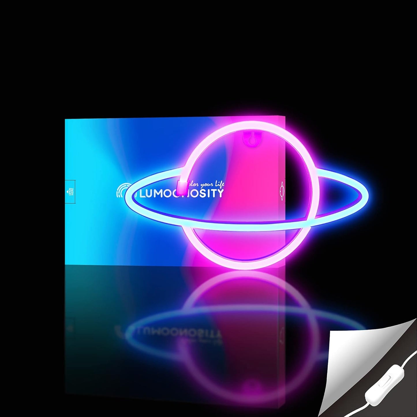 Lumoonosity_Planet_Neon_Sign_-_USB_Powered_Saturn_LED_Light_with_On/Off_Switch,_Planet_Led_Sign_for_Wall_Decor_-_Aesthetic_Hanging_Saturn_Neon_Light_for_Bedroom,_Gaming_Room