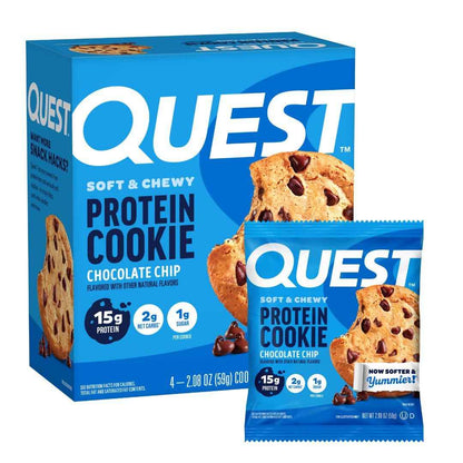 Quest Nutrition Protein Cookie, 15g Protein, 1g Sugar, 3g Net Carbs, Keto Friendly, High Protein, Low Carb