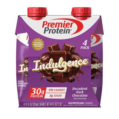 Premier Protein Shake INDULGENCE, 30g Protein, 170 Calories, 3g Sugar, 11.5 fl oz