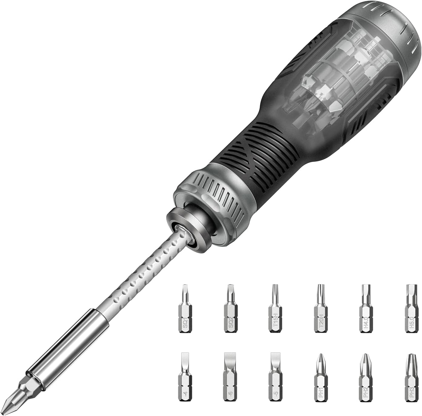 13-in-1_Multi-bit_Screwdriver_Set_Tool_All_in_One,_[Super_Durable]_Screw_Driver_Set_Kit,_Flat_Head,_Philips,_Torx,_Hex,_Square,_Repair_Kit,_Man_Gift_Nut_Driver