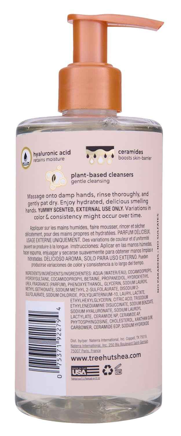 Tree Hut Serum Infused Hand Wash, Nourish & Hydrate Hands, Strengthening Skin Care, Long-Lasting Scent, Cleanse & Lock in Moisture, Cermamides, 11 fl oz