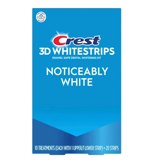 Crest_3D_Whitestrips,_Noticeably_White,_Teeth_Whitening_Strip_Kit,_20_Strips_(10_Count_Pack)