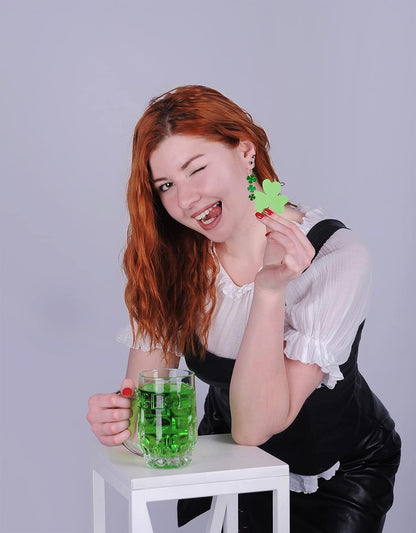 St._Patrick's_Day_Earrings_for_Women,Irish_Shamrock_Acrylic_Dangle_Earrings,_Green_Hat_Clover_Horseshoe_Drop_Earrings_for_Irish_Festival