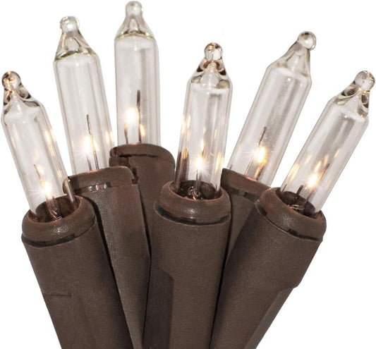 612_Vermont_20_Clear_Mini_Christmas_String_Lights_on_Brown_Wire_Cord,_UL_Approved_for_Indoor_Use_Only,_5_Foot_of_Lighted_Length,_6_Foot_of_Total_Length