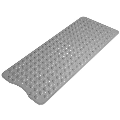 AmazerBath Shower Mat Non Slip 40 x 16 Inches, Bathtub Mat Shower Stall Mats with Suction Cups and Drain Holes, Non Slip Bath Mat for Tub for Elderly & Kids