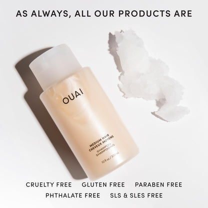 OUAI_Medium_Hair_Shampoo_-_Hydrating_Shampoo_for_Color_Treated_Hair_&_Dry_Scalp_-_Nourishes,_Strengthens,_Reduces_Breakage_&_Adds_Shine_-_Coconut_Oil,_Babassu,_Keratin_-_Sulfate_Free,_10_Oz