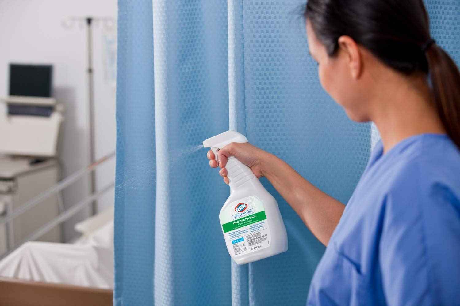 Clorox Healthcare Hydrogen Peroxide Cleaner Disinfectant, Bleach Free, 32 Fluid Ounces (Package May Vary)