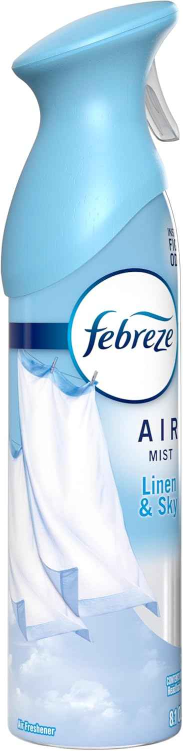 Febreze Air Mist, Air Freshener Spray, Odor Fighting Room Spray, Deodorizer for Home Bathroom Kitchen Office Apartment Dorm Room Classroom
