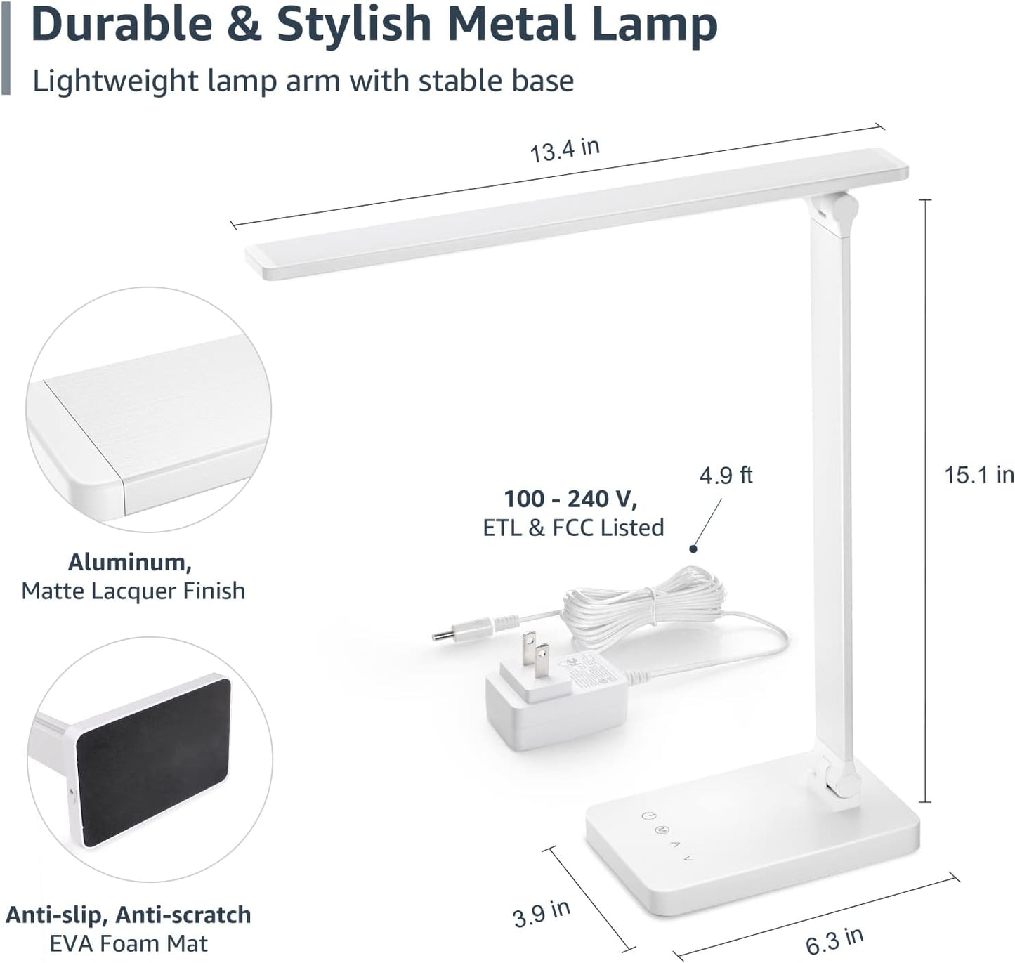 Lepro_LED_Desk_Lamp_with_USB_Charging_Port,_700LM_Dimmable_Home_Office_Touch_Control_Reading_Table_Lamp,5_Color_Modes_with_5_Brightness_Level,_Dorm_Room_Essentials,_Task_Lamp,_Sewing,_Crafting,_White