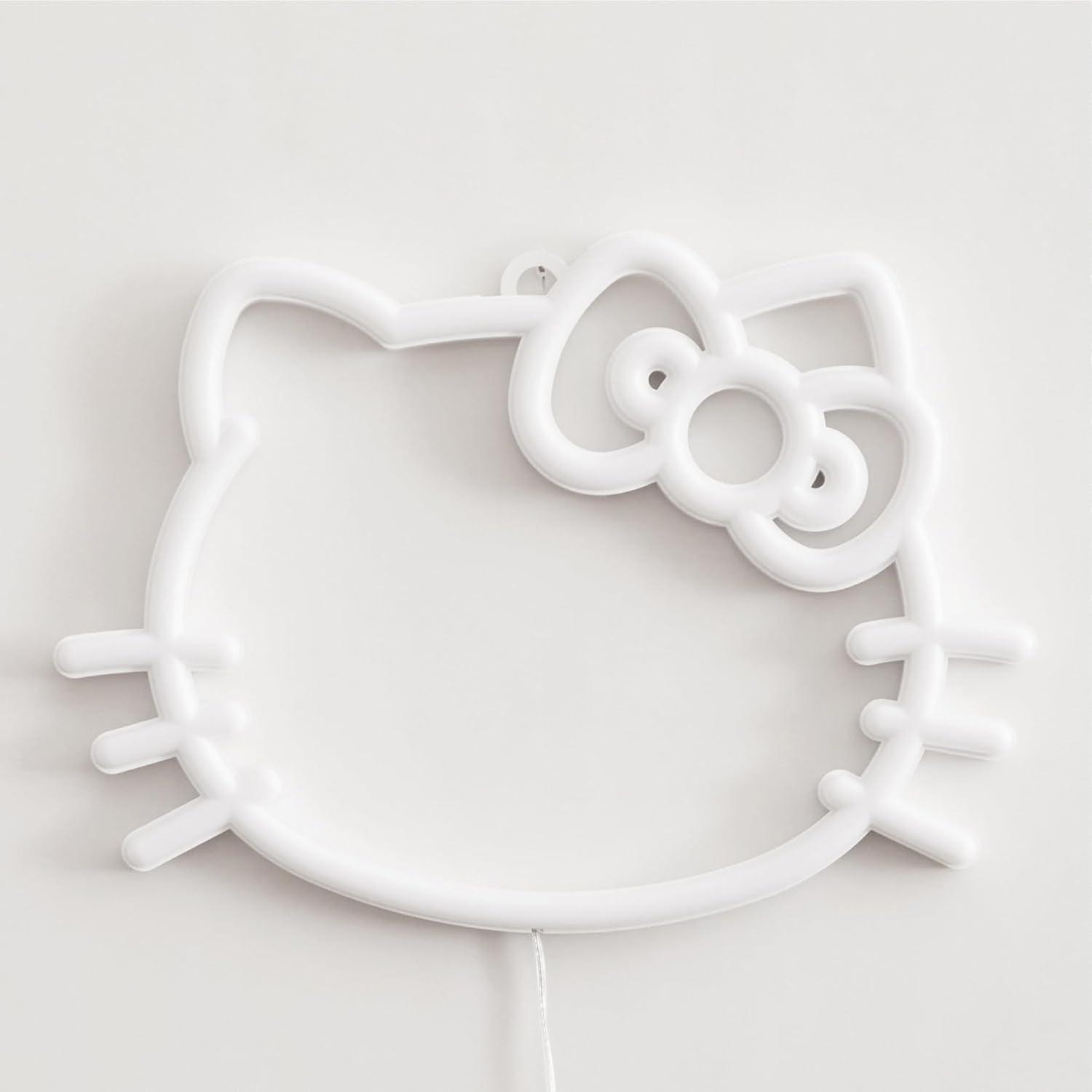 Idea_Nuova_Hello_Kitty_LED_Neon_Wall_Light,Figural_Light-Up_Wall_Hanging_Decor,Battery_Operated,10"_W_x_7"_H,Cute_Night_Light_for_Kids_Bedrooms