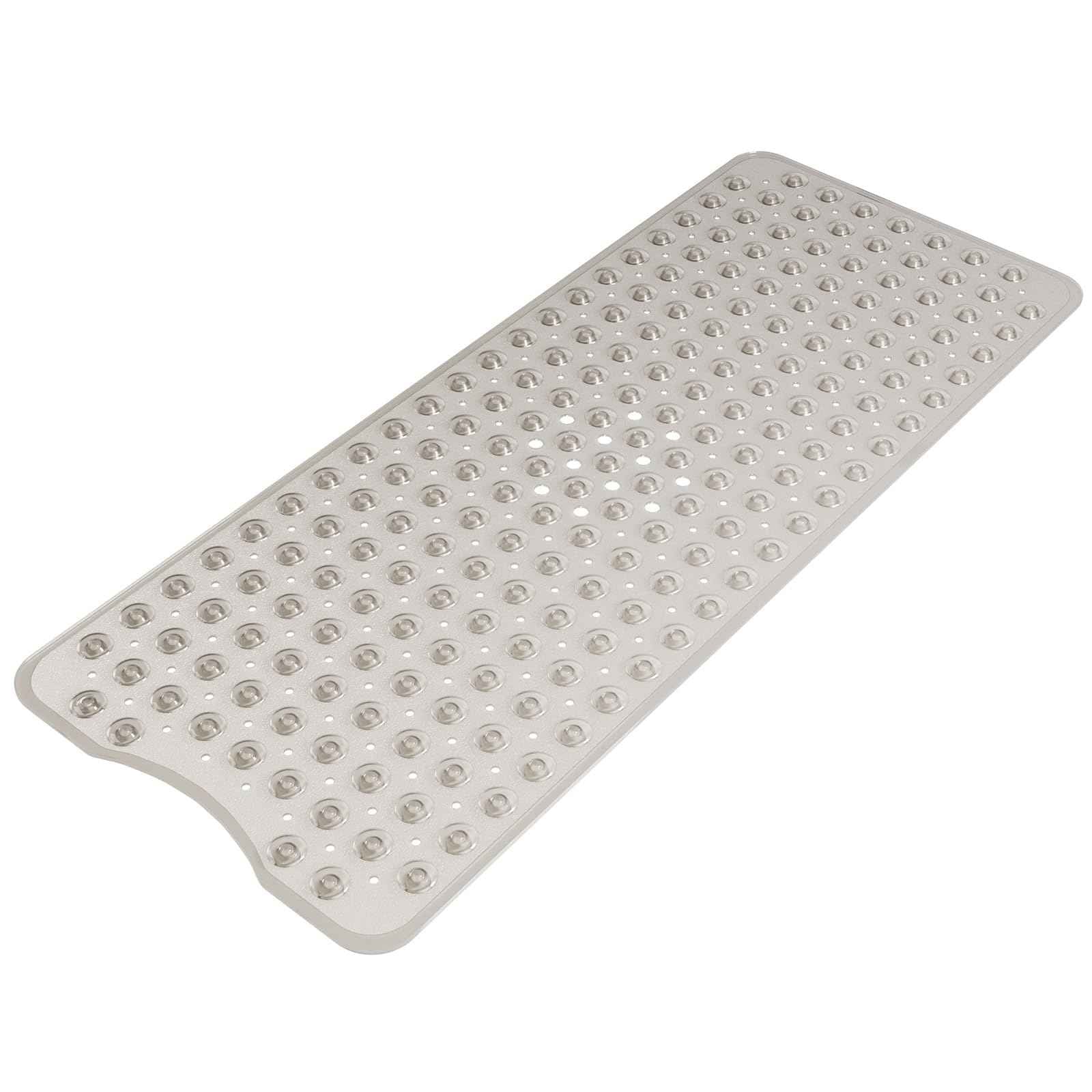 AmazerBath Shower Mat Non Slip 40 x 16 Inches, Bathtub Mat Shower Stall Mats with Suction Cups and Drain Holes, Non Slip Bath Mat for Tub for Elderly & Kids