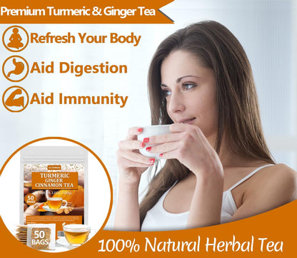 50_Premium_Turmeric,_Ginger,_Cinnamon_Blend_Tea_Bags,_100%_Natural_&_No_Additives_&_Caffeine_Free.