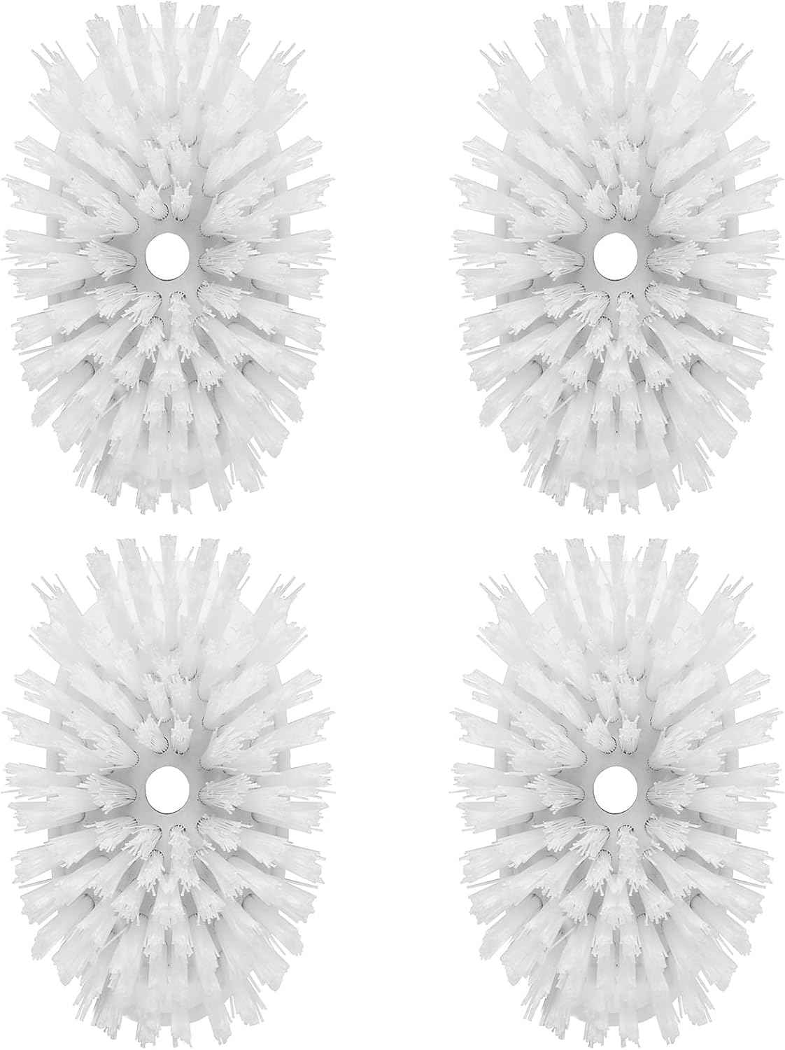 MR.SIGA Soap Dispensing Dish Brush Refills, 4 Pack