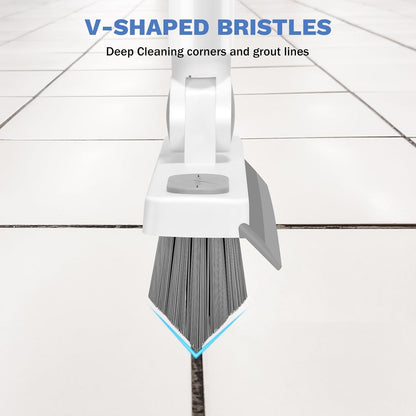 SetSail_Grout_Cleaner_Brush_with_Long_Handle,_V-Shaped_Floor_Scrub_Brush_Swivel_Grout_Brush_Stiff_Bristle_Floor_Grout_Scrubber_for_Bathroom,_Tile_Line,_Crevice,_Kitchen,_Wall,_Deck,_Garage,_White_Grey