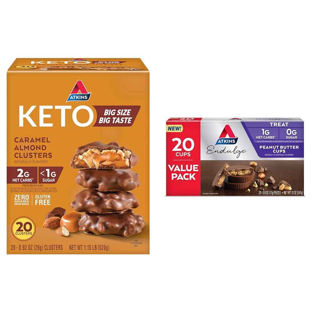 Atkins, Gluten Free, High in Fiber, 1g Sugar, 2g Net Carb, Keto Friendly