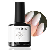 modelones Gel Nail Polish Nail Polish Natural Color Translucent Soak Off LED Clear Coat Soap Nails Art White French Gel Polish 15ml