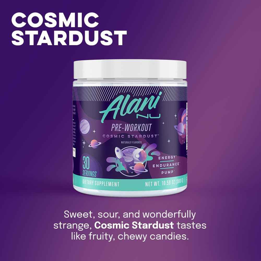 Alani Nu Pre Workout Powder | Amino Energy Boost | Endurance Supplement | Sugar Free | 200mg Caffeine | L-Theanine, Beta-Alanine, Citrulline | 30 Servings