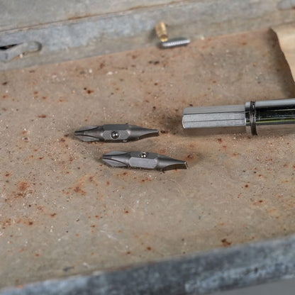 Klein_Tools_32483_Bit_for_11-in-1_and_10-in-1_Klein_Screwdriver_Nut_Driver,_#2_Phillips,_1/4-Inch_Slotted