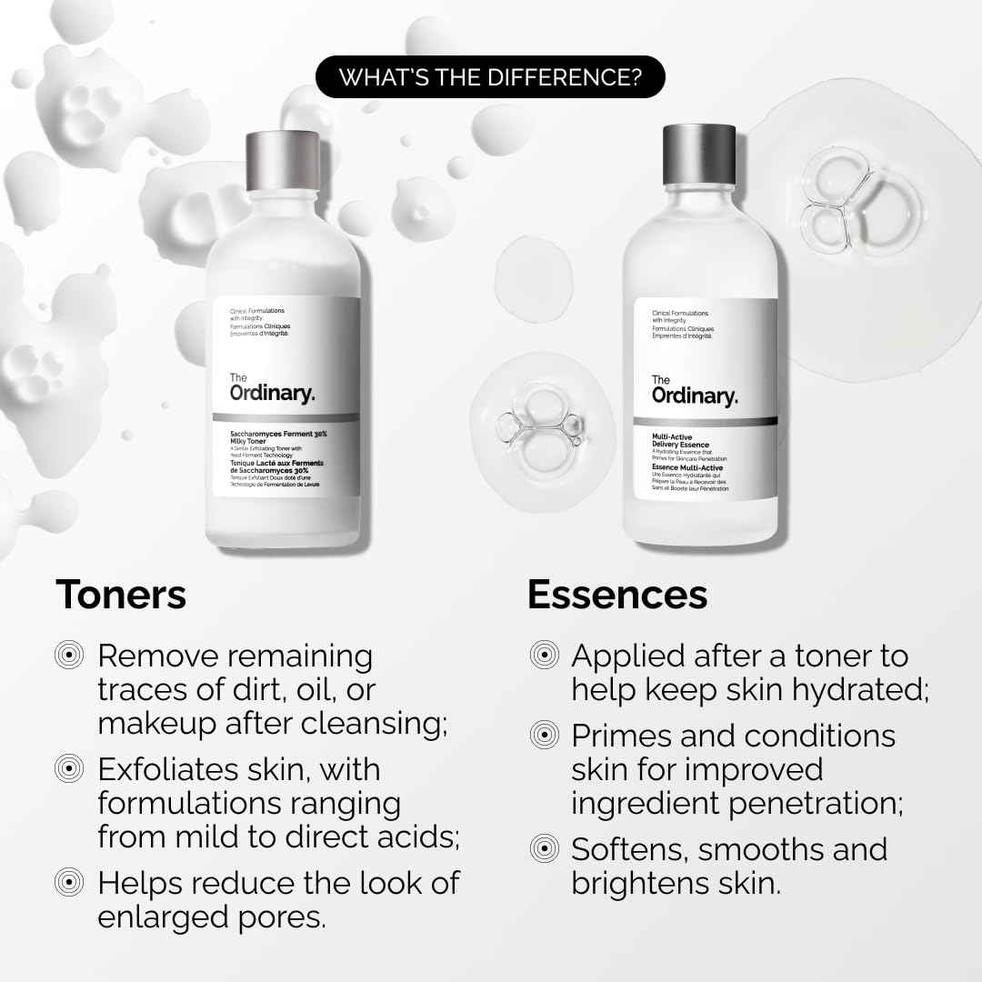 The Ordinary Multi-Active Delivery Essence, Hydrating Skincare Face Essence for Softer and Smoother Glass Skin